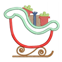 Stickdatei - Schlitten